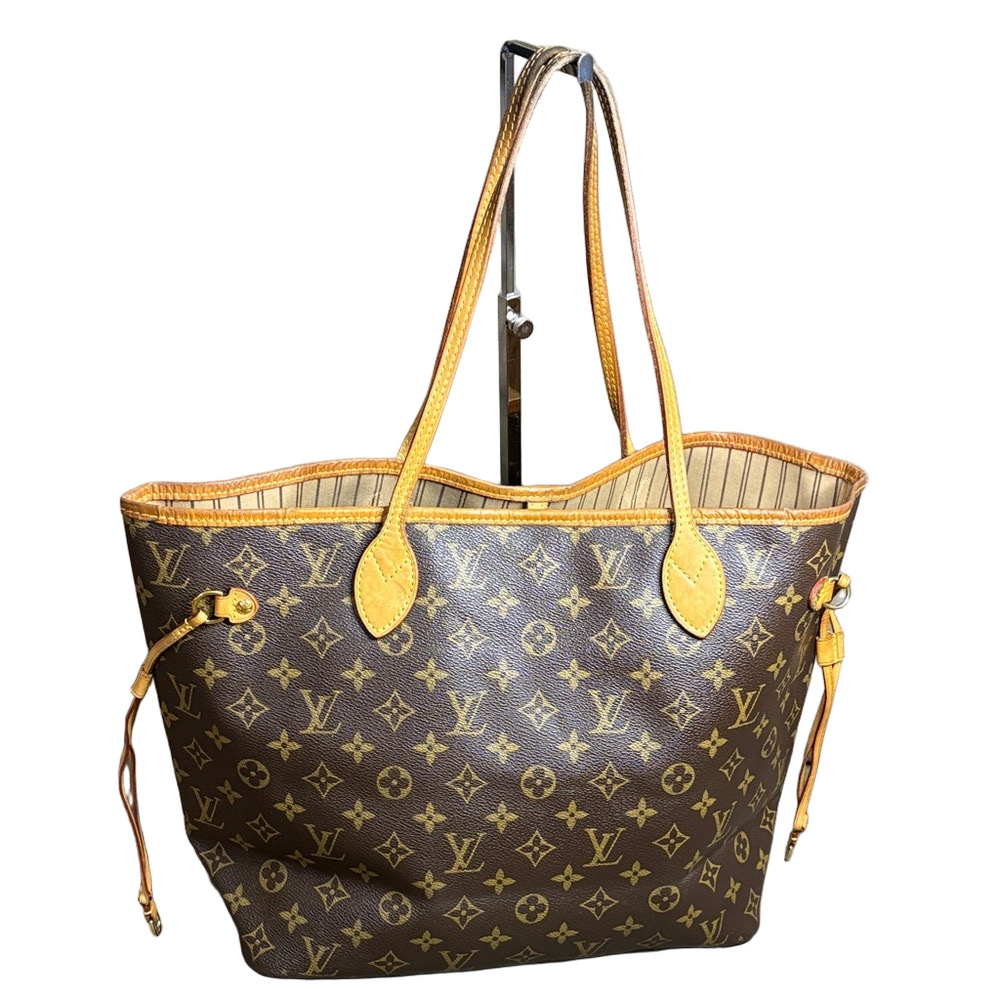 Louis Vuitton Neverfull MM Monogram Tote Bag Preowned COA Authentic